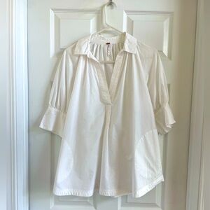 Free People Oversize white shirt